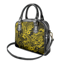 Hawaii Shark Shoulder Handbag Polynesian Pattern Yellow Version LT01 - Polynesian Pride