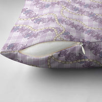 Pua Kalaunu Lei Pillow Cover Palaka Pattern