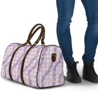 Pua Kalaunu Lei Travel Bag Palaka Pattern