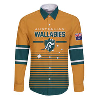 Custom Rugby Australia Family Matching Short Sleeve Bodycon Dress and Hawaiian Shirt Junior Wallabies Go Champions