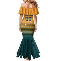 Custom Rugby Australia Mermaid Dress Junior Wallabies Go Champions