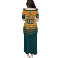 Custom Rugby Australia Puletasi Junior Wallabies Go Champions