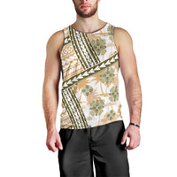 Hawaii Quilt Men Tank Top Kakau Polynesian Pattern Gold Version LT01 - Polynesian Pride