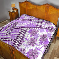Hawaii Quilt Quilt Kakau Polynesian Pattern Lilac Version LT01 - Polynesian Pride