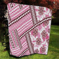 Hawaii Quilt Quilt Kakau Polynesian Pattern Mauve Pink Version LT01 - Polynesian Pride