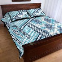 Hawaii Quilt Quilt Bed Set Kakau Polynesian Pattern Sky Blue Version LT01 - Polynesian Pride