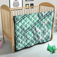 Hawaii Quilt Quilt Kakau Polynesian Pattern Teal Version LT01 - Polynesian Pride