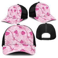 Anthurium Pikake Ti Leaf Palaka Baseball Net Cap Pink Version