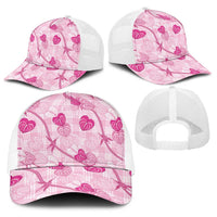 Anthurium Pikake Ti Leaf Palaka Baseball Net Cap Pink Version