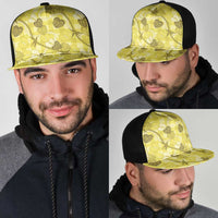 Anthurium Pikake Ti Leaf Palaka Mesh Trucker Cap Yellow Version