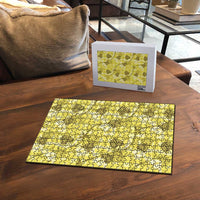 Anthurium Pikake Ti Leaf Palaka Puzzle Yellow Version LT01 - Polynesian Pride