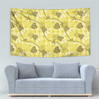 Anthurium Pikake Ti Leaf Palaka Tapestry Yellow Version LT01 - Polynesian Pride