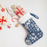 Hibiscus Pakala Cobalt Blue Royal Christmas Stocking Tropical Floral Stylized LT01 - Polynesian Pride