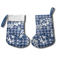 Hibiscus Pakala Cobalt Blue Royal Christmas Stocking Tropical Floral Stylized LT01 - Polynesian Pride