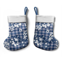 Hibiscus Pakala Cobalt Blue Royal Christmas Stocking Tropical Floral Stylized LT01 - Polynesian Pride