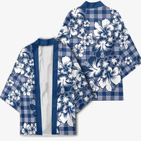 Hibiscus Pakala Cobalt Blue Royal Kimono Tropical Floral Stylized LT01 - Polynesian Pride