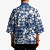 Hibiscus Pakala Cobalt Blue Royal Kimono Tropical Floral Stylized LT01 - Polynesian Pride