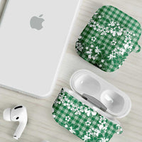 Hibiscus Pakala Emerald Green AirPods Case Tropical Floral Stylized LT01 - Polynesian Pride