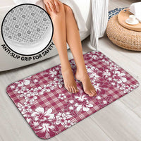 Hibiscus Pakala Royal Magenta Bathroom Set Tropical Floral Stylized - Polynesian Pride