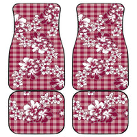 Hibiscus Pakala Royal Magenta Car Mats Tropical Floral Stylized LT01 - Polynesian Pride