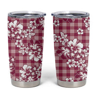 Hibiscus Pakala Royal Magenta Tumbler Cup Tropical Floral Stylized - Polynesian Pride