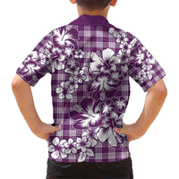 Hibiscus Pakala Sweetie Purple Hawaiian Shirt Tropical Floral Stylized - Polynesian Pride