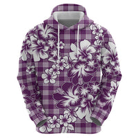 Hibiscus Pakala Sweetie Purple Hoodie Tropical Floral Stylized - Polynesian Pride