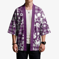 Hibiscus Pakala Sweetie Purple Kimono Tropical Floral Stylized LT01 - Polynesian Pride