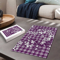 Hibiscus Pakala Sweetie Purple Puzzle Tropical Floral Stylized - Polynesian Pride