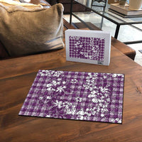 Hibiscus Pakala Sweetie Purple Puzzle Tropical Floral Stylized - Polynesian Pride