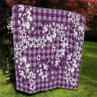 Hibiscus Pakala Sweetie Purple Quilt Tropical Floral Stylized - Polynesian Pride
