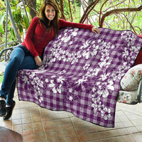Hibiscus Pakala Sweetie Purple Quilt Tropical Floral Stylized - Polynesian Pride