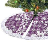 Hibiscus Pakala Sweetie Purple Tree Skirt Tropical Floral Stylized - Polynesian Pride