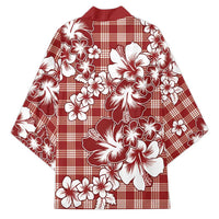 Hibiscus Pakala Fantasy Red Kimono Tropical Floral Stylized LT01 - Polynesian Pride