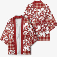 Hibiscus Pakala Fantasy Red Kimono Tropical Floral Stylized LT01 - Polynesian Pride