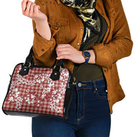 Hibiscus Pakala Fantasy Red Shoulder Handbag Tropical Floral Stylized LT01 - Polynesian Pride