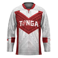 Tonga Rugby Custom Hockey Jersey Tonga Sea Eagles Go Champions LT01 Unisex Red - Polynesian Pride