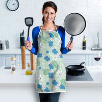 Hawaii Anthurium Tiare Pikake Lei Apron Omaomao Lauhala Art Pattern LT01 - Polynesian Pride