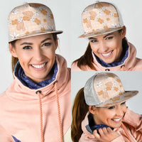 Hawaii Anthurium Tiare Pikake Lei Mesh Trucker Cap Alani Lauhala Art Pattern LT01 - Polynesian Pride