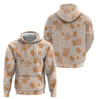 Hawaii Anthurium Tiare Pikake Lei Zip Hoodie Alani Lauhala Art Pattern LT01 - Polynesian Pride