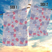 Hawaii Anthurium Tiare Pikake Lei Garden Flag Poni Lauhala Art Pattern LT01 - Polynesian Pride