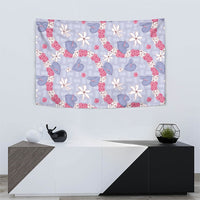 Hawaii Anthurium Tiare Pikake Lei Tapestry Poni Lauhala Art Pattern LT01 - Polynesian Pride