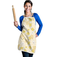 Hawaii Anthurium Tiare Pikake Lei Apron Melemele Lauhala Art Pattern LT01 - Polynesian Pride