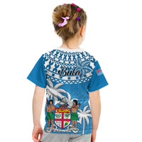 Fiji Kid T Shirt Bula Fijian Tapa Pattern LT01 - Polynesian Pride