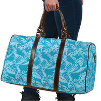 Tahiti Ninamu Tiare Floral Travel Bag Monstera Palm Tropical Leaves - Polynesian Pride