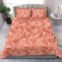Tahiti Puatou Tiare Floral Bedding Set Monstera Palm Tropical Leaves - Polynesian Pride