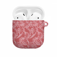 Tahiti Tarona Tiare Floral AirPods Case Monstera Palm Tropical Leaves LT01 Pink - Polynesian Pride