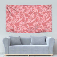 Tahiti Tarona Tiare Floral Tapestry Monstera Palm Tropical Leaves - Polynesian Pride