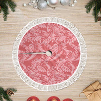 Tahiti Tarona Tiare Floral Tree Skirt Monstera Palm Tropical Leaves - Polynesian Pride