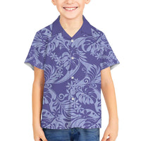 Tahiti Vareau Tiare Floral Hawaiian Shirt Monstera Palm Tropical Leaves - Polynesian Pride